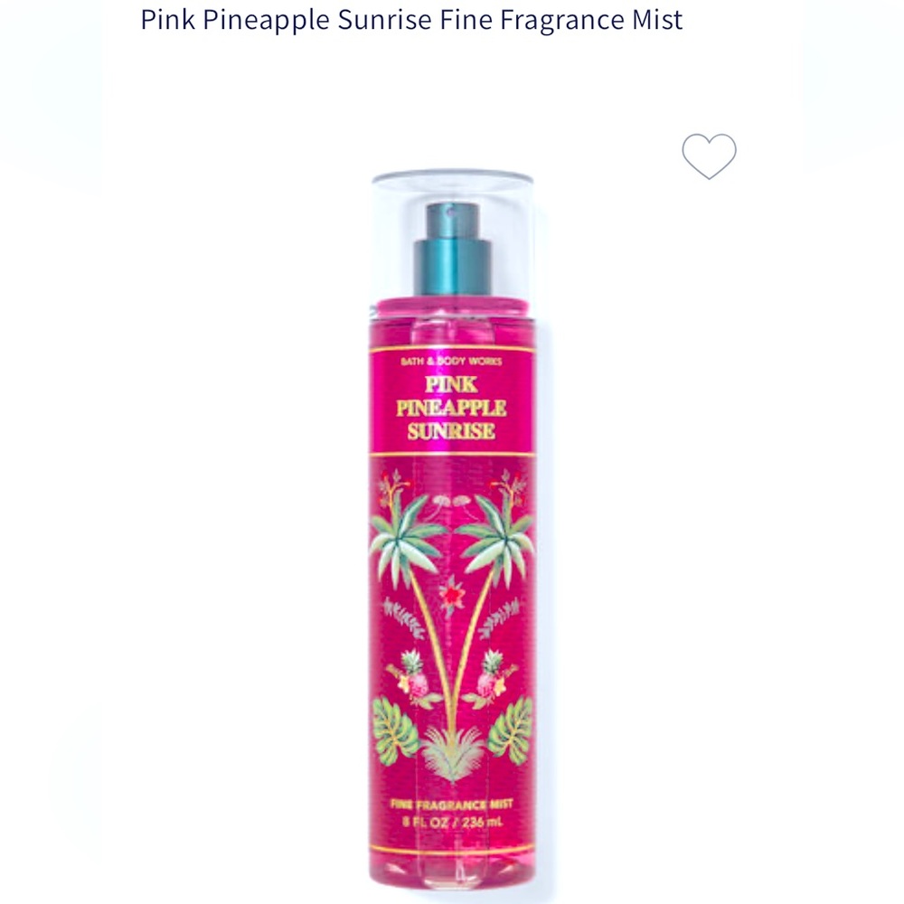 BBW Pink pineapple 🍍 sunrise 🌅 8 Oz